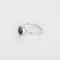 Bague 51 Bague en Or blanc 18k (750 millièmes) et Diamant et Saphir 58 Facettes DV32363-11
