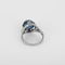 Bague 50 Élégante bague dôme en or blanc et saphir 6 carats 58 Facettes DV13401-20