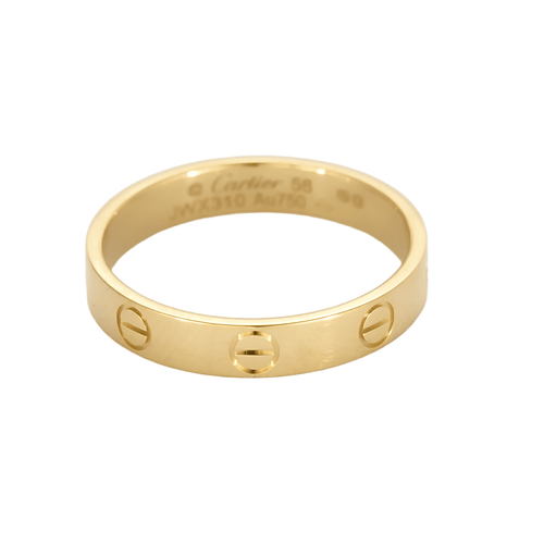 Bague 56 Cartier Love PM – Fine Alliance en Or Jaune 18K 58 Facettes DV21175-1