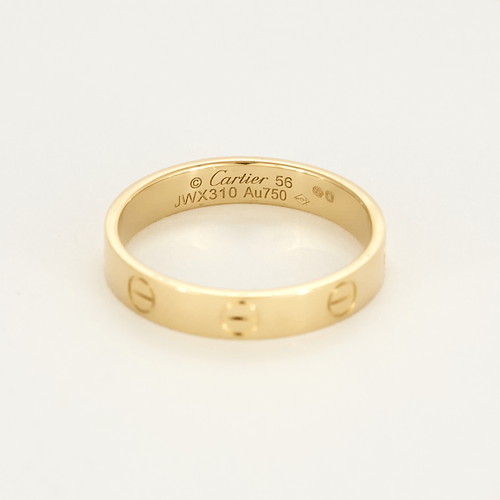 Bague 56 Cartier Love PM – Fine Alliance en Or Jaune 18K 58 Facettes DV21175-1