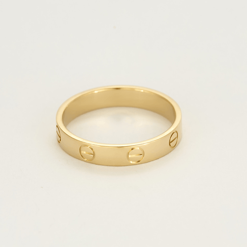 Bague 56 Cartier Love PM – Fine Alliance en Or Jaune 18K 58 Facettes DV21175-1