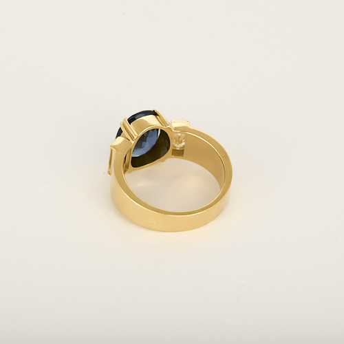 Bague 55 Bague en Or jaune 18k (750 millièmes) et Saphir 58 Facettes DV36116-4