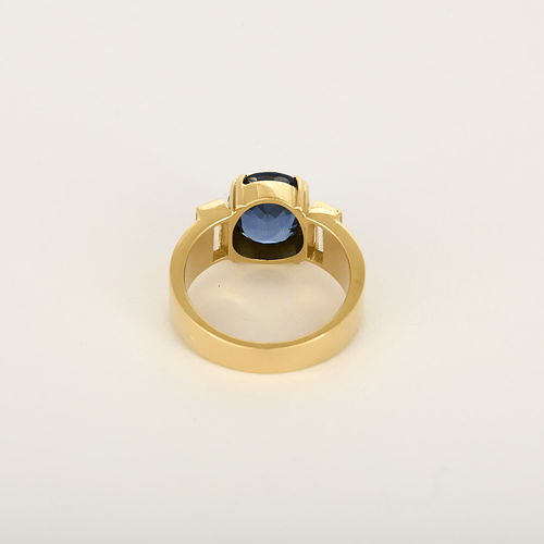 Bague 55 Bague en Or jaune 18k (750 millièmes) et Saphir 58 Facettes DV36116-4