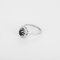 Bague 51 Bague marguerite en or gris 14K, saphir et diamants 58 Facettes DV35743-1