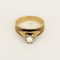 Bague 59 Bague en Or jaune 18k (750 millièmes) et Or blanc 18k (750 millièmes) et Diamant 58 Facettes DV31069-8