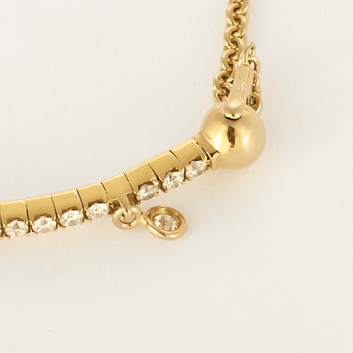 Bracelet Messika - Rivière Skinny - Petit Modèle- Bracelet en or jaune et diamants 58 Facettes DV20622-9