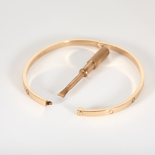 Bracelet CARTIER - LOVE -Petit modèle- Bracelet en or rose 58 Facettes DV36005-2