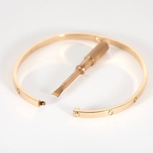 Bracelet CARTIER - LOVE -Petit modèle- Bracelet en or rose 58 Facettes DV36005-2