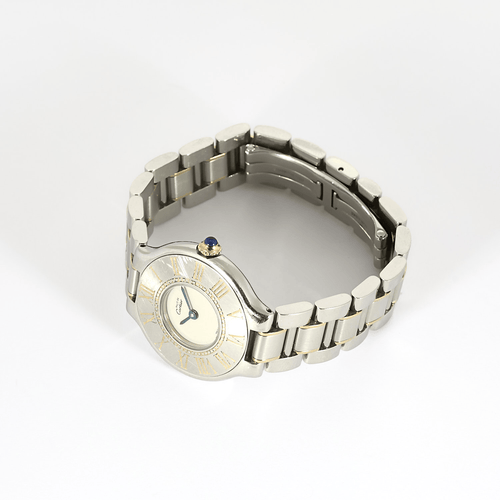 Montre CARTIER - Must de Cartier - Montre en steel 58 Facettes DV21885-6