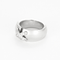 Bague 54 CHAUMET - Bague double lien en or gris et diamants 58 Facettes DV0975-6