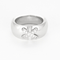 Bague 54 CHAUMET - Bague double lien en or gris et diamants 58 Facettes DV0975-6