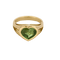 Bague en Or jaune 18k (750 millièmes) et Tsavorite