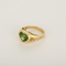 Bague en Or jaune 18k (750 millièmes) et Tsavorite