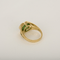Bague en Or jaune 18k (750 millièmes) et Tsavorite