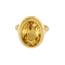 Bague cocktail en or jaune et citrine : 5 carats