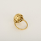 Bague cocktail en or jaune et citrine : 5 carats