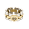 Chopard - Happy Diamond - Bague en acier, or rose, diamants : 0,33 carat