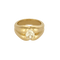 Bague en or jaune et diamant de taille ancienne : 0,70 carat