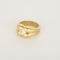 Bague en or jaune et diamant de taille ancienne : 0,70 carat
