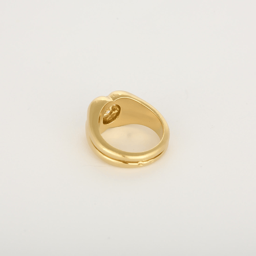 Bague en or jaune et diamant de taille ancienne : 0,70 carat