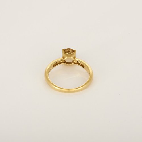 Bague 50 H STERN - Bague en or jaune et topaze impériale et diamant 58 Facettes DV36028-1