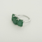 Bague 54 Bague en or blanc, émeraudes : 7,99 carats 58 Facettes DV35203-18