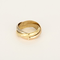 Bague CARTIER - TRINITY - Moyen modèle, 15 diamants - Bague trois ors et diamants 58 Facettes DV35791-1