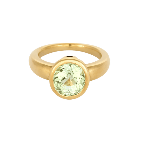 Bague 55 Bague en or jaune et tourmaline melon d'eau : 3,50 carats 58 Facettes DV23308-6