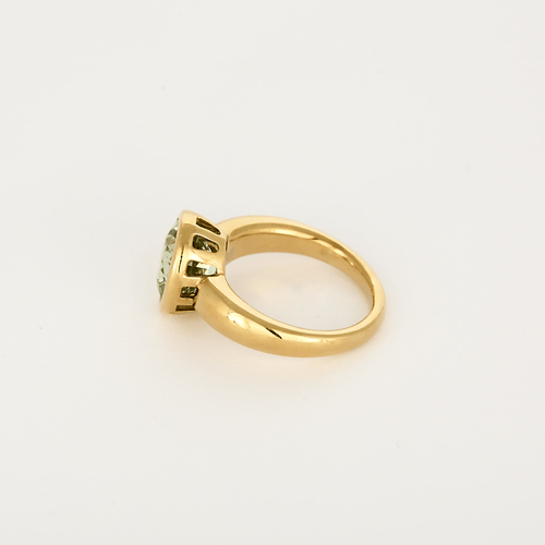 Bague 55 Bague en or jaune et tourmaline melon d'eau : 3,50 carats 58 Facettes DV23308-6