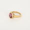 Bague 55 Bague en or jaune et tourmaline rose : 3,20 carats 58 Facettes DV23308-5