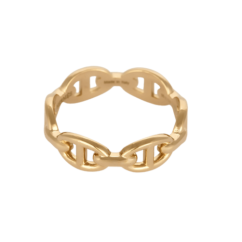 Bague 55 HERMÈS - Chaîne d'Ancre - Petit modèle - Bague en or rose 58 Facettes DV23308-4