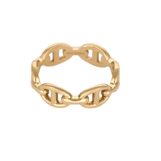 Bague 54 HERMES - Chaîne d'Ancre - Petit modèle - Bague en or rose 58 Facettes DV23308-3
