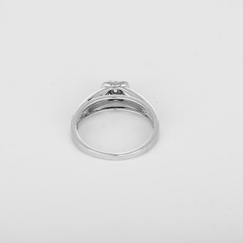 Bague 54 MAUBOUSSIN - Chance of love 1 - Bague en or blanc et diamant 58 Facettes DV36288-1
