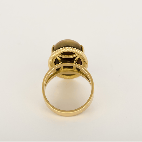 Bague 54 Bague en or jaune et opale noble : 11 carats 58 Facettes DV36260-11