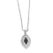 Collier Collier navette en or blanc, diamants et saphirs 58 Facettes DV25961-10