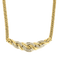 Collier Élégant collier en or jaune, or blanc et diamants : 0,30 carat 58 Facettes DV36088-2