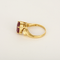 Bague 55 Bague en Or jaune 18k (750 millièmes) et Or blanc 18k (750 millièmes) et Rubis 58 Facettes DV36116-3