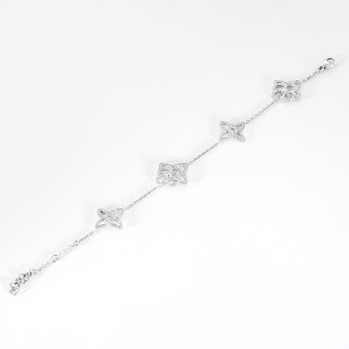 Bracelet Louis Vuitton - Blossom - Bracelet en or blanc et diamants 58 Facettes DV23195-7