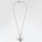 Collier Chaîne en or blanc et pendentif moderniste, diamant : 0,20 carat 58 Facettes DV25961-9