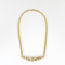 Collier Élégant collier en or jaune, or blanc et diamants : 0,30 carat 58 Facettes DV36088-2