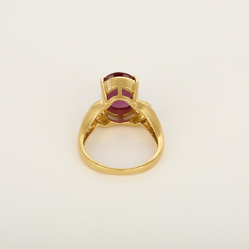 Bague 55 Bague en Or jaune 18k (750 millièmes) et Or blanc 18k (750 millièmes) et Rubis 58 Facettes DV36116-3