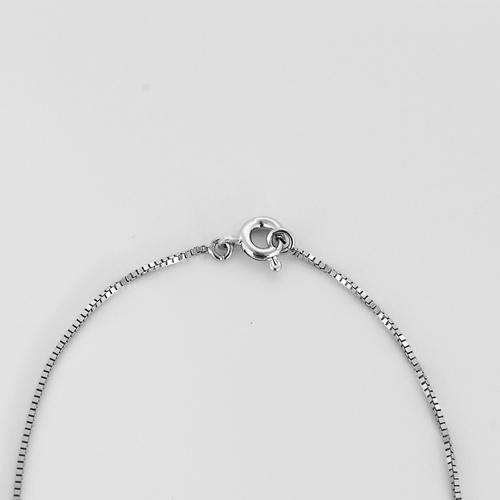 Collier Collier navette en or blanc, diamants et saphirs 58 Facettes DV25961-10