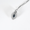 Collier Collier navette en or blanc, diamants et saphirs 58 Facettes DV25961-10