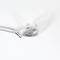 Collier Chaîne en or blanc et pendentif moderniste, diamant : 0,20 carat 58 Facettes DV25961-9