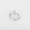 Bague 51 CARTIER - JUSTE UN CLOU - Double semi-pavé - Bague en or blanc et diamants : 0,59 carat environ 58 Facettes DV36053-1