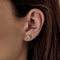 Boucles d'oreilles Boucles d'oreilles en Or blanc 18k (750 millièmes) et diamants 58 Facettes DV35312-1