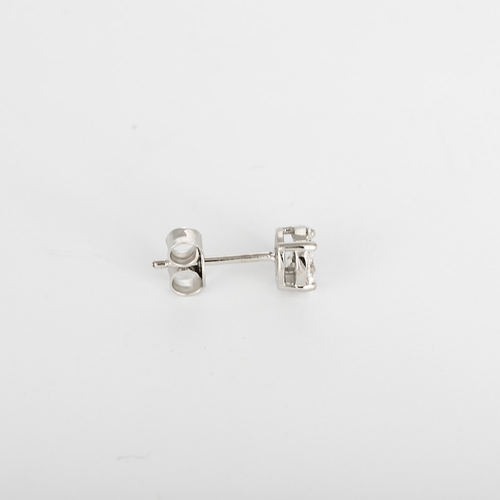 Boucles d'oreilles Boucles d'oreilles en Or blanc 18k (750 millièmes) et diamants 58 Facettes DV35312-1
