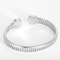 Bracelet BULGARI - Bracelet ouvert or gris et diamants 58 Facettes DV31493-1