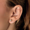Boucles d'oreilles Boutons d'oreilles en or gris diamant 0.45 carat environ 58 Facettes DV36490-1