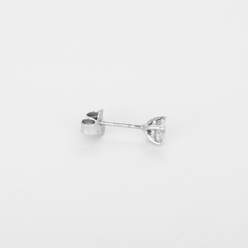 Boucles d'oreilles Boutons d'oreilles en or gris diamant 0.45 carat environ 58 Facettes DV36490-1